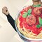 Spaghetti and Meatballs Adult Costume Halloween Food Tunic Chef Hat Funny Group Party Outfit